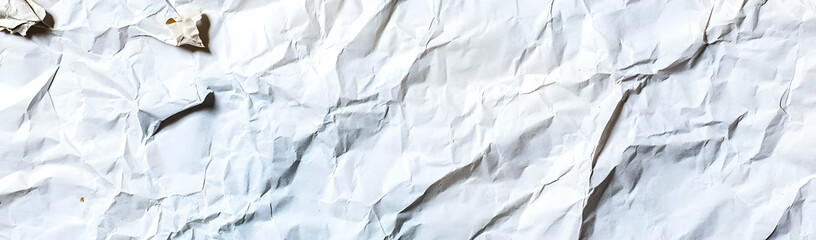 Obraz premium Crumpled white paper texture background (1)