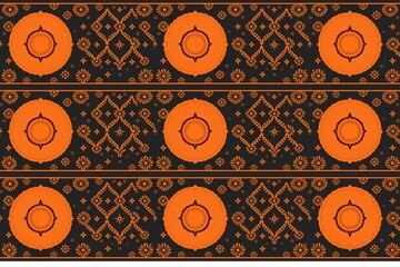 Seamless Colorful Ikat Pattern &ndash; Boho Tribal Fabric for Fashion & Decor