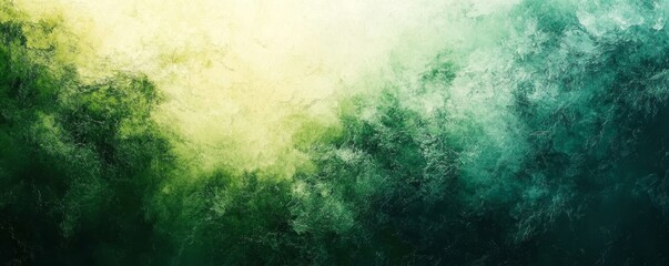 Fototapeta premium Natural Green Gradient Background with a Grainy Texture, Generative AI