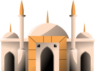 Mosque Architecture Building Illustration