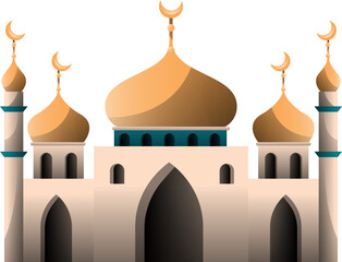 Mosque Architecture Building Illustration