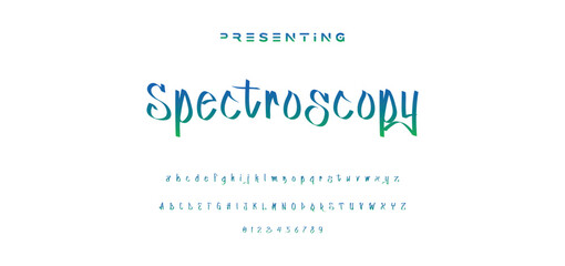 Marker Graffiti Font, handwritten Typography vector illustration.