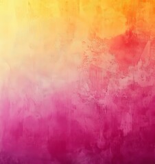 Fototapeta premium Soft Yellow-Pink Gradient with a Grainy Texture, Generative AI