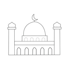 Mosque Symbol for Islamic Culture