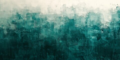 Muted Teal Gradient Background with a Grainy Texture, Generative AI