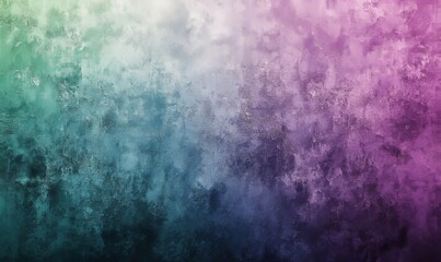 Obraz premium Deep Purple and Green Gradient Background with a Grainy Texture, Generative AI