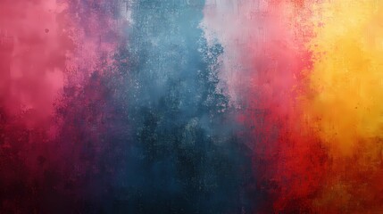 Fototapeta premium Abstract Expressionism in Vivid Colors Dynamic Brushstrokes and Textural Depth for Modern Art