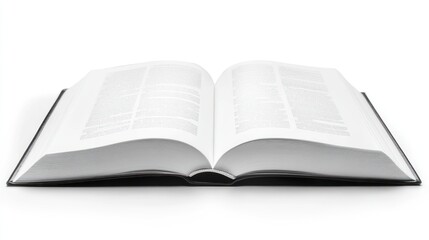 Obraz premium A book is open to a page with a lot of writing on it