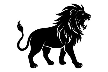 vector illustration of a lion