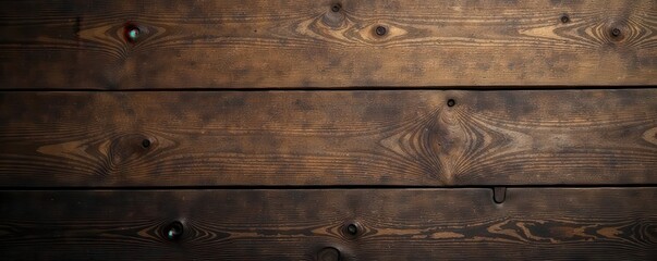 Naklejka premium Deep brown, weathered wood grain, rustic texture, surface, barn wood, wood texture background