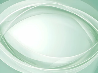 Abstract Green Wave Background Illustration