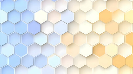 Naklejka premium Abstract 3D Hexagon Pattern Background