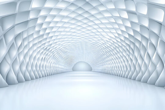 Abstract 3D Tunnel Background Image