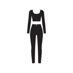 vector illustration of a female mannequin