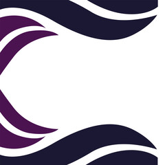 abstract wave background for frame