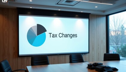 Tax Changes Meeting in Modern Conference Room
