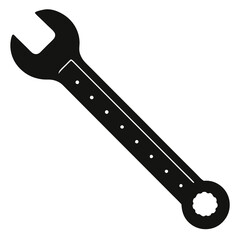 vector of a wrench with rivets
