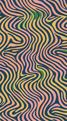 Abstract Wavy Lines Background Illustration