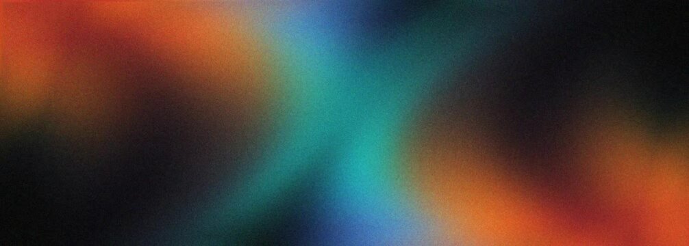 Beautiful color gradient background with noise. Abstract pastel holographic blurred grainy gradient banner background texture Colorful digital grain soft noise effect Nostalgia, vintage, retro