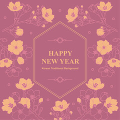 Korean New Year's Oriental Patterns