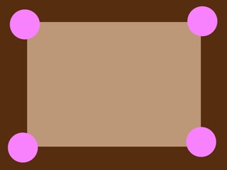 シンプルなフレームのイラスト