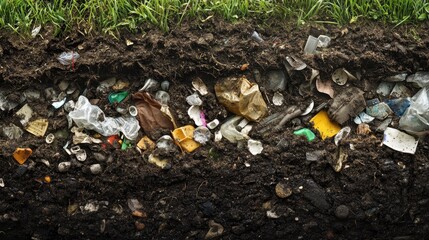 Impact Study on Non-Biodegradable Plastic Waste Contamination in Soil Ecosystems