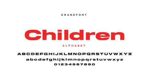 Abstract minimal future alphabet fonts. simple typography sport future creative font . vector illustrator