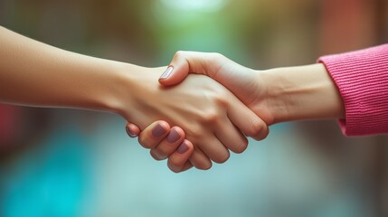 A firm handshake between two business professionals, symbolizing trust, partnership, and successful collaboration, set against a clean, isolated background.