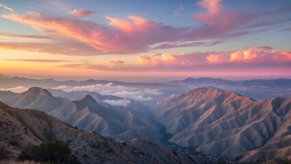 Naklejka premium A breathtaking vertical sunrise time lapse 
