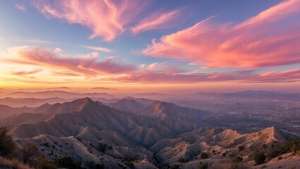 Fototapeta premium A breathtaking vertical sunrise time lapse 