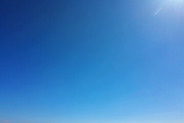 photograph a clear blue sky on a sunny day capture