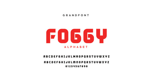 Abstract modern urban alphabet fonts. Typography sport, technology, fashion, digital, future creative logo font. vector illustration