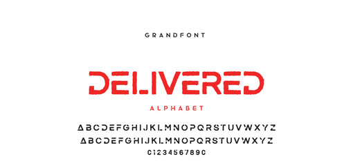 Abstract modern urban alphabet fonts. Typography sport, technology, fashion, digital, future creative logo font. vector illustration