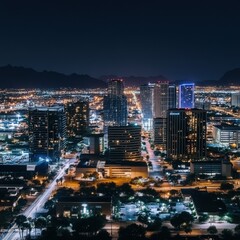 Fototapeta premium Tucson Night Skyline