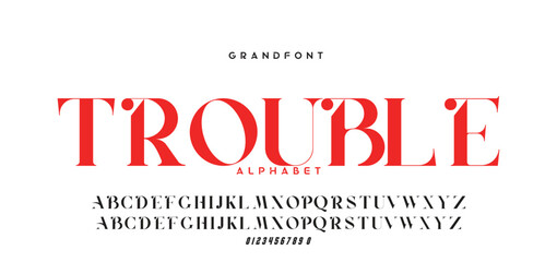 Abstract modern urban alphabet fonts. Typography sport, technology, fashion, digital, future creative logo font. vector illustration