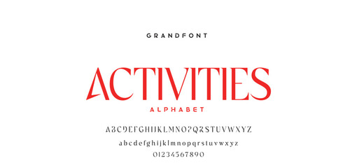 Abstract modern urban alphabet fonts. Typography sport, technology, fashion, digital, future creative logo font. vector illustration