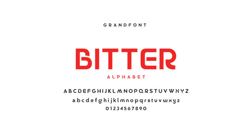 Abstract modern urban alphabet fonts. Typography sport, technology, fashion, digital, future creative logo font. vector illustration