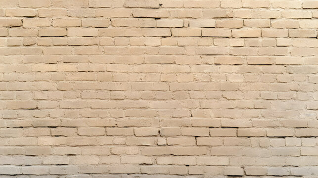 Beige Brick Wall Background Texture Image