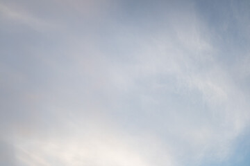 White clouds on blue sky, cloudy sky background.