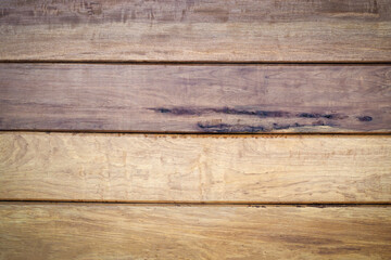 Naklejka premium Old rustic natural grunge brown wood texture free background surface pattern.