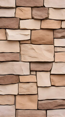 Obraz premium Rustic Stone Wall Texture Background Image