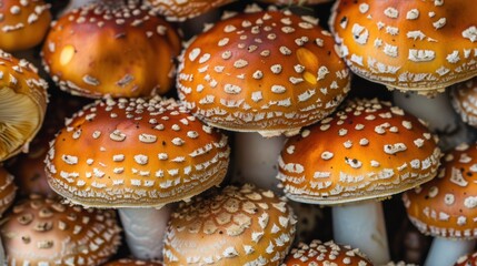Obraz premium Mushroom photographed on a minimal background, amazing mushroom form. Background still, mushroom dramatic.