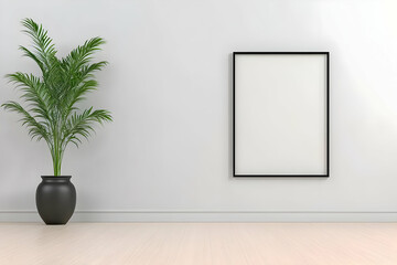 Minimalist Room 3D Render Mockup