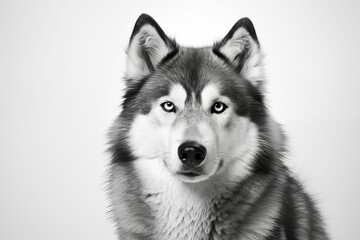 Fototapeta premium siberian husky puppy generative ai