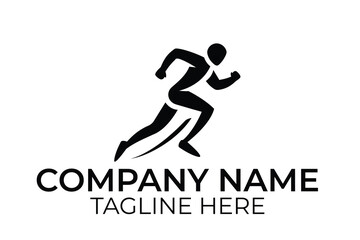 runner silhouette vector