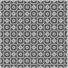Seamless pattern with repeating abstract shapes.Black and white texture.Design element for prints, decoration, cover, textile,wallpaper, background, wrapping paper, clothing, fabric, package, cards.