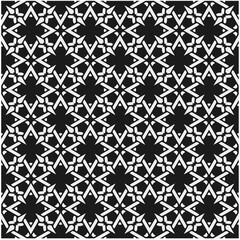 Seamless pattern with repeating abstract shapes.Black and white texture.Design element for prints, decoration, cover, textile,wallpaper, background, wrapping paper, clothing, fabric, package, cards.