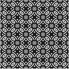 Seamless pattern with repeating abstract shapes.Black and white texture.Design element for prints, decoration, cover, textile,wallpaper, background, wrapping paper, clothing, fabric, package, cards.