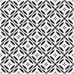Seamless pattern with repeating abstract shapes.Black and white texture.Design element for prints, decoration, cover, textile,wallpaper, background, wrapping paper, clothing, fabric, package, cards.