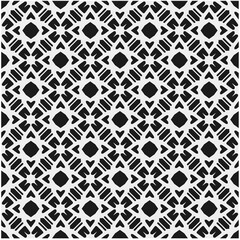 Seamless pattern with repeating abstract shapes.Black and white texture.Design element for prints, decoration, cover, textile,wallpaper, background, wrapping paper, clothing, fabric, package, cards.